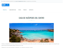 Tablet Screenshot of casadehuespedesdelcentro.com